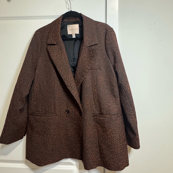 Hutch Dark Brown Patterned Blazer - Picture 5 of 8